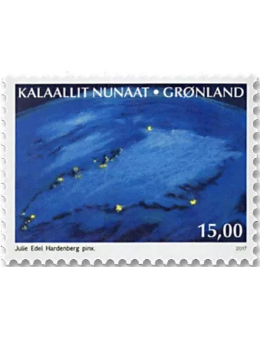 n°742/743 - Timbre GROENLAND Poste 2