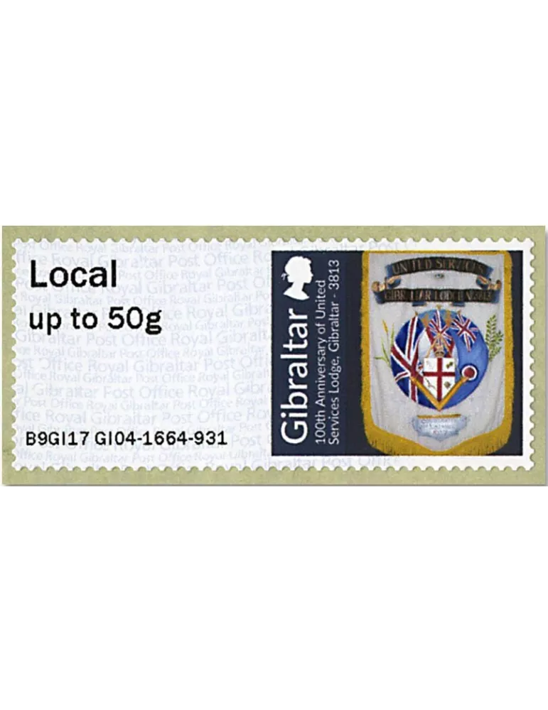 n°71/76 - Timbre GIBRALTAR Timbres de distributeurs