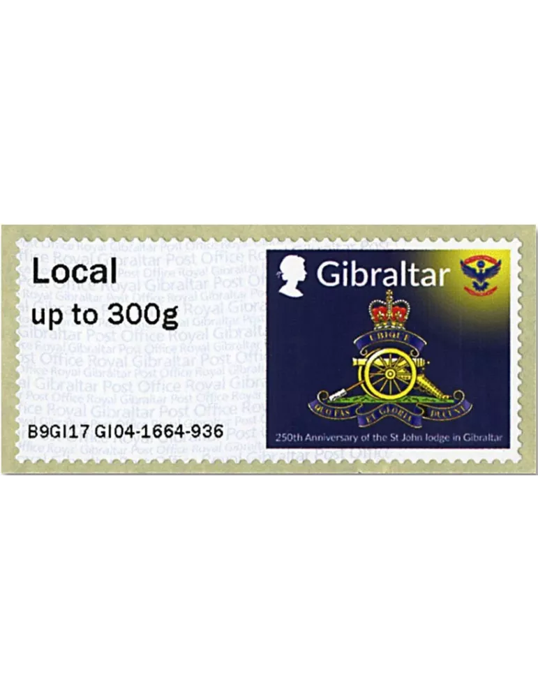 n°71/76 - Timbre GIBRALTAR Timbres de distributeurs