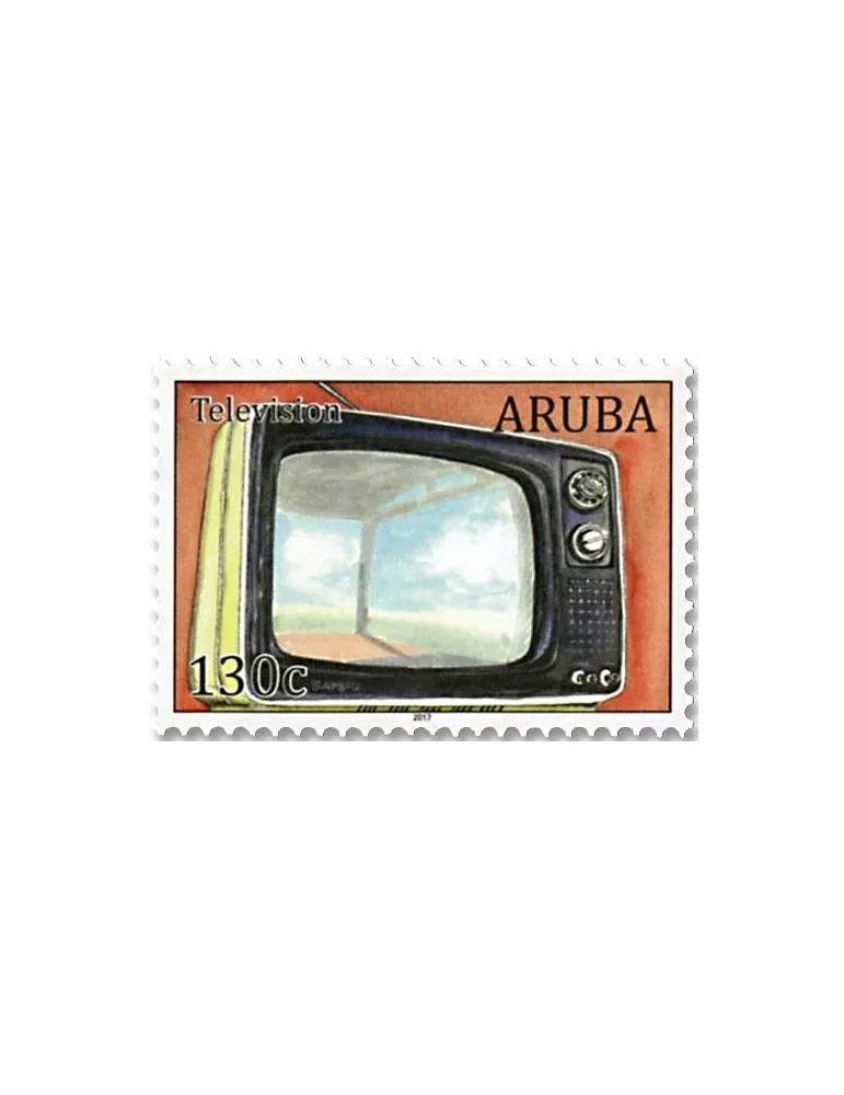 n°977 - Timbre ARUBA Poste