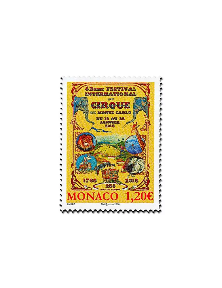 n° 3117 - Timbre Monaco Poste