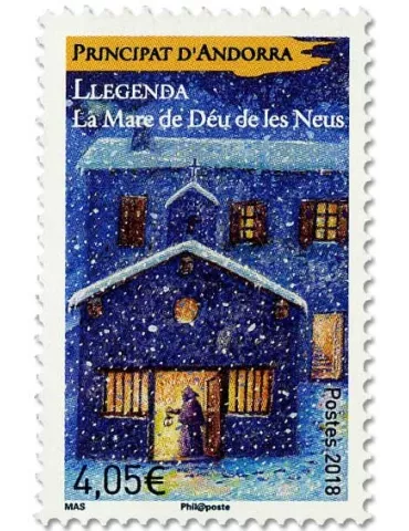 n° 809 - Timbre Andorre Poste