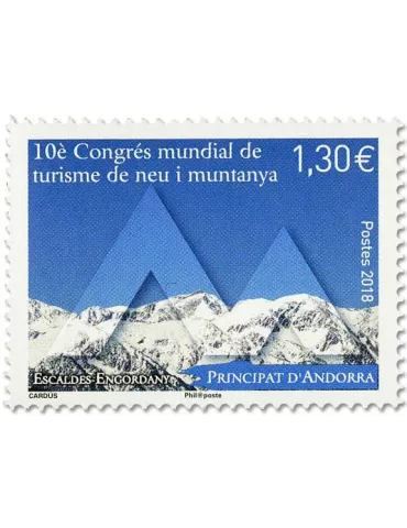 n° 810 - Timbre Andorre Poste