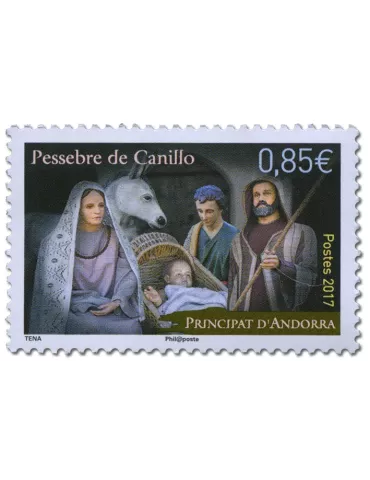 n° 808 - Timbre Andorre Poste