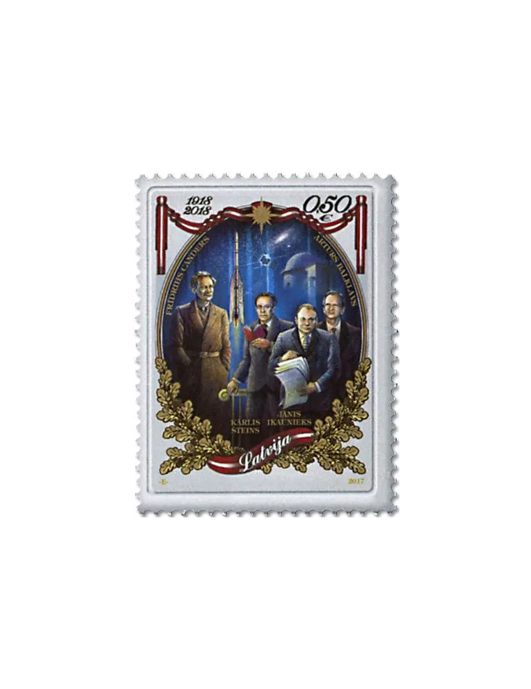 n° 1001/1003 - Timbre LETTONIE Poste