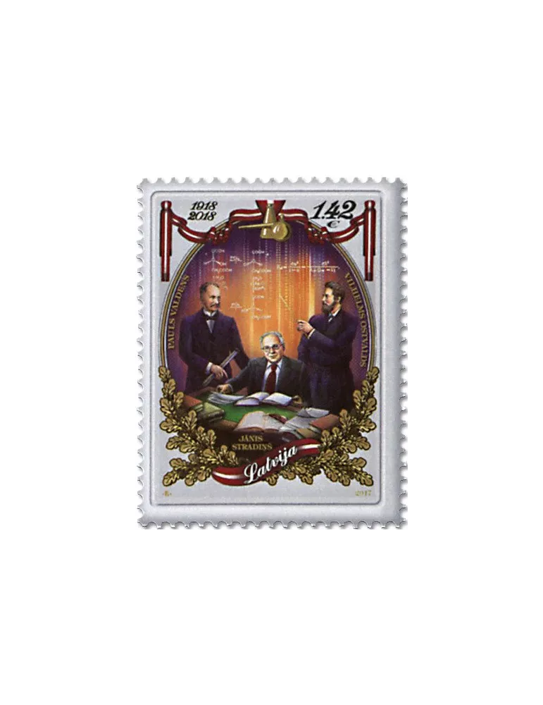 n° 1001/1003 - Timbre LETTONIE Poste