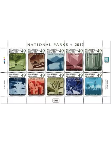 n° 3823/3832 - Timbre MARSHALL Poste