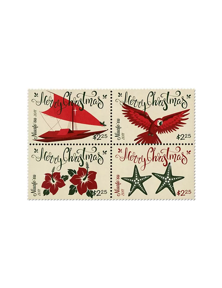 n° 436/439 - Timbre NIUAFO´OU Poste