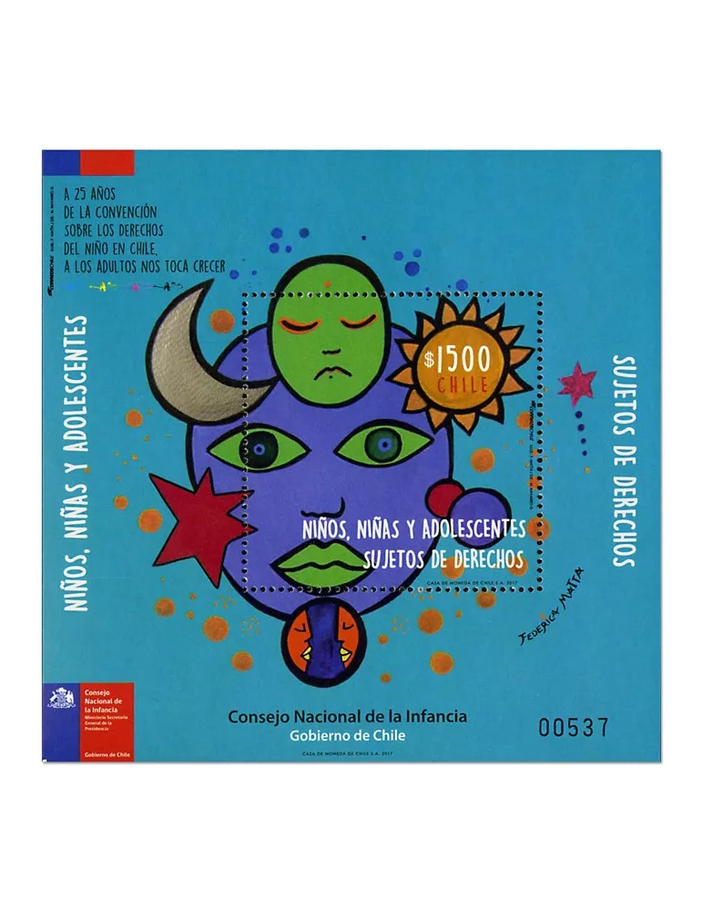 n° 84 - Timbre CHILI Blocs et feuillets