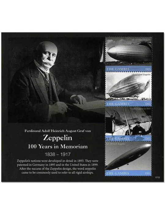 n° 5798/5801 - Timbre GAMBIE Poste