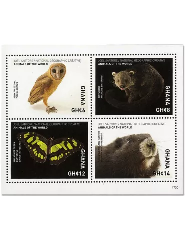 n° 3857/3860 - Timbre GHANA Poste