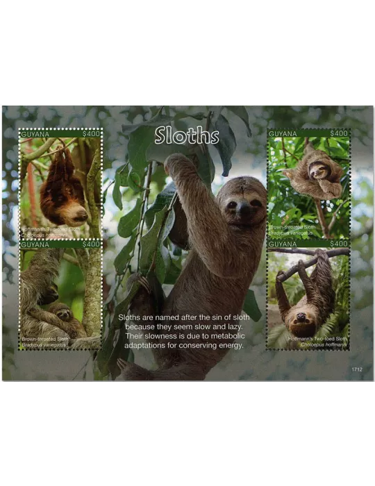 n° 6871/6874 - Timbre GUYANA Poste