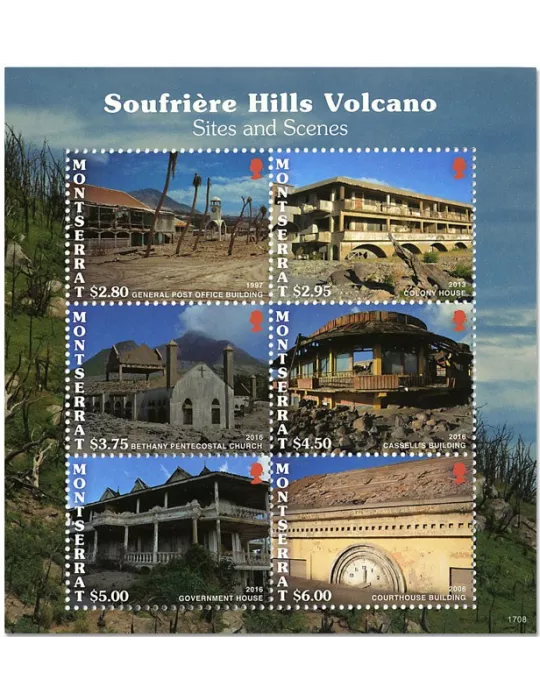 n° 1634/1639 - Timbre MONTSERRAT Poste