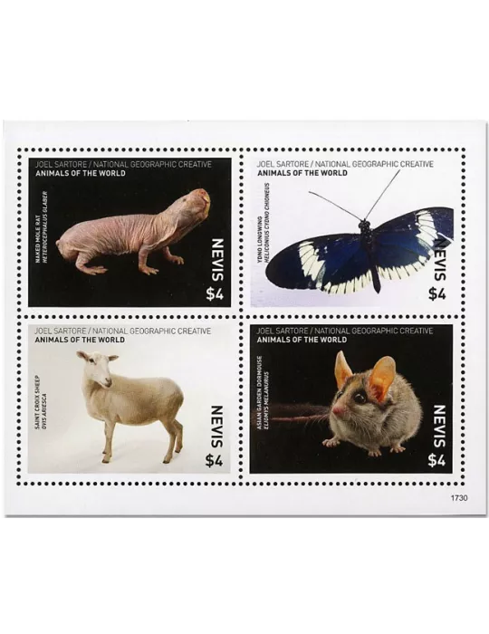 n° 2670/2673 - Timbre NEVIS Poste