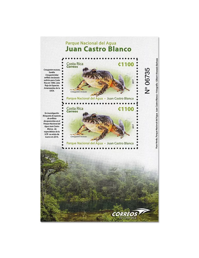 n° 58 - Timbre COSTA RICA Blocs et feuillets