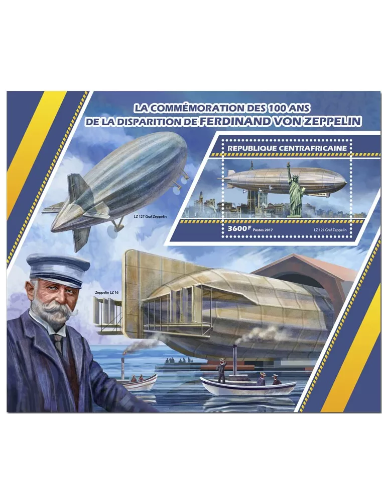 n° 1115 - Timbre CENTRAFRIQUE Blocs et feuillets