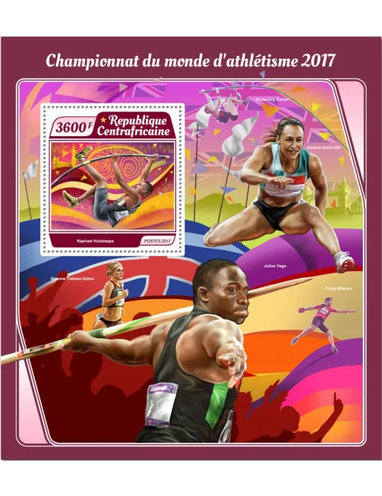 n° 1154 - Timbre CENTRAFRIQUE Blocs et feuillets