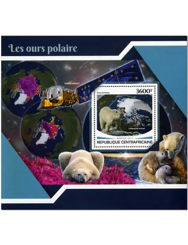 n° 1184 - Timbre CENTRAFRIQUE Blocs et feuillets