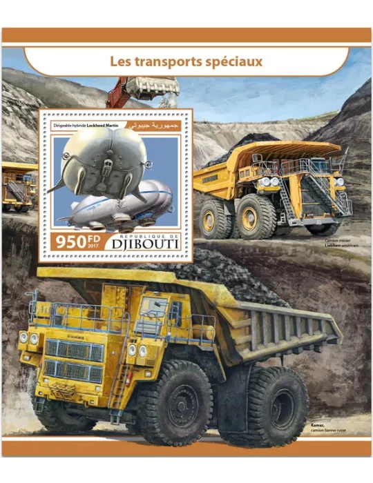 n° 185 - Timbre DJIBOUTI Blocs et feuillets