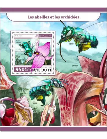 n° 206 - Timbre DJIBOUTI Blocs et feuillets