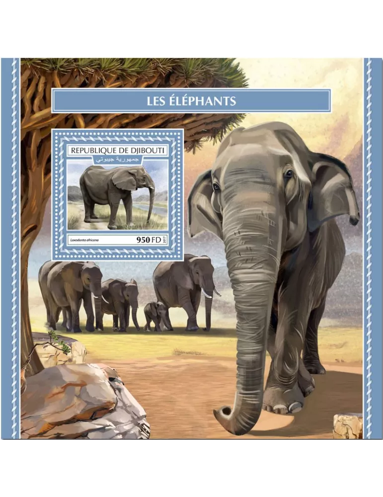 n° 252 - Timbre DJIBOUTI Blocs et feuillets