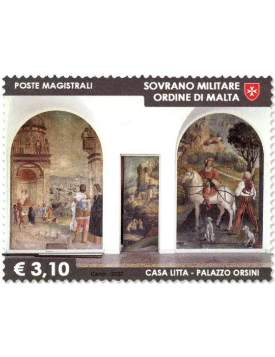 n° 1640/1643 - Timbre ORDRE de MALTE Poste