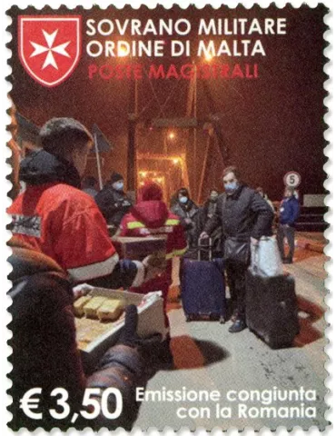 n° 1646/1647 - Timbre ORDRE de MALTE Poste 2