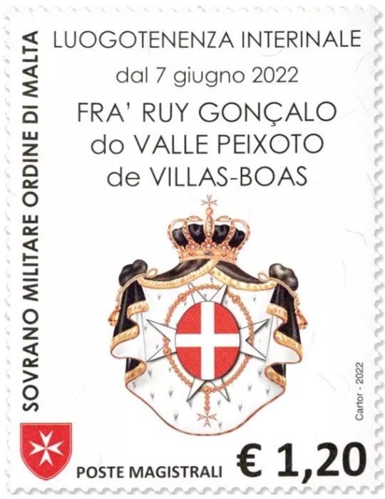 n° 1648/1649 - Timbre ORDRE de MALTE Poste