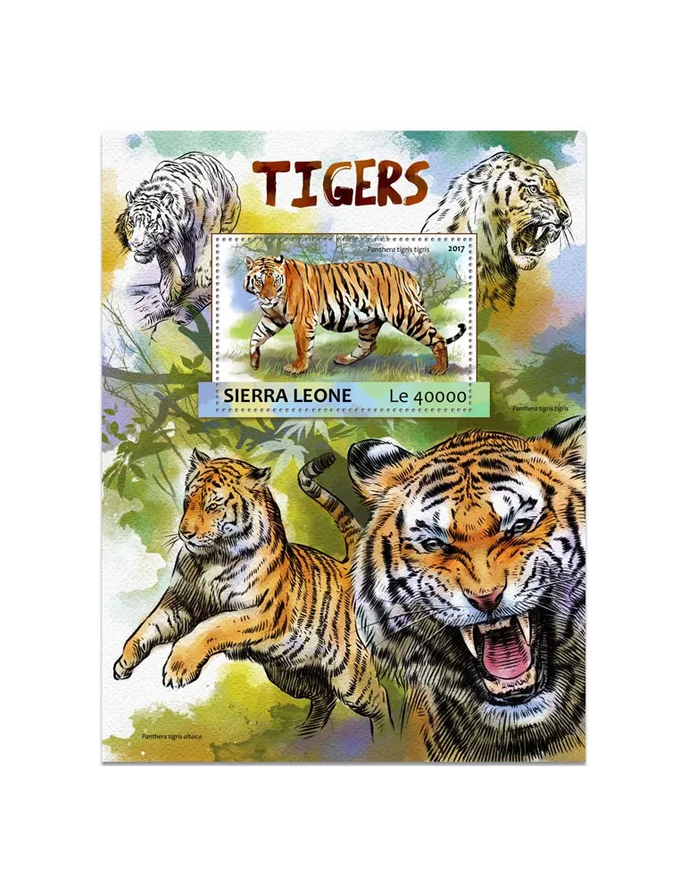 n° 1154 - Timbre SIERRA LEONE Blocs et feuillets