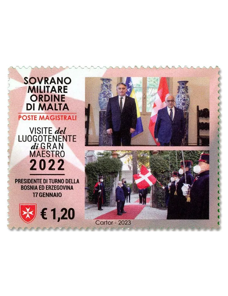 n° 1679/1680 - Timbre ORDRE de MALTE Poste