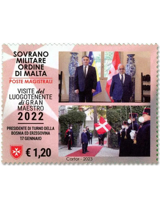 n° 1679/1680 - Timbre ORDRE de MALTE Poste