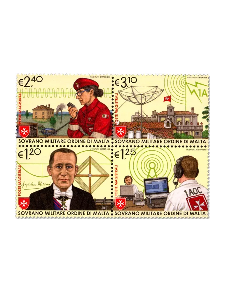 n° 1692/1695 - Timbre ORDRE de MALTE Poste
