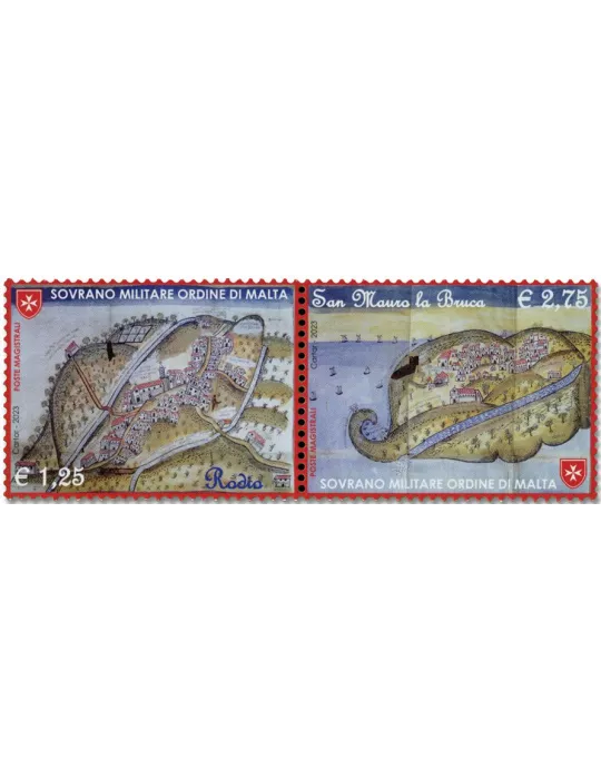 n° 1710/1711 - Timbre ORDRE de MALTE Poste