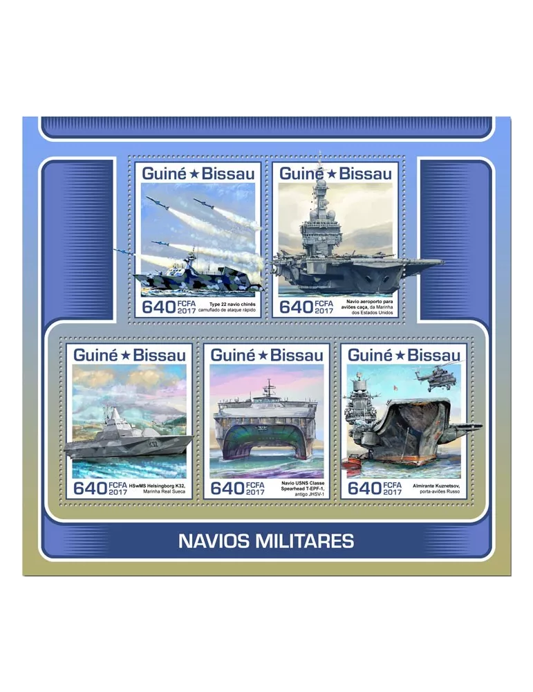 n° 7219/7223 - Timbre GUINÉE-BISSAU Poste