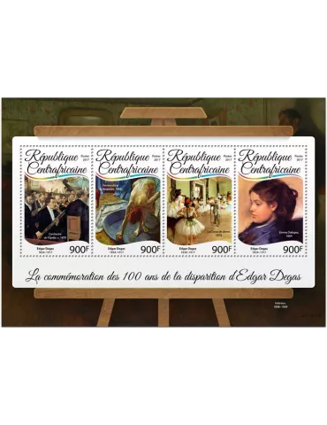 n° 4917/4920 - Timbre CENTRAFRIQUE Poste