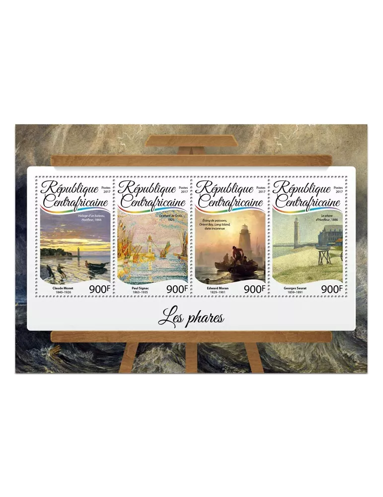 n° 4933/4936 - Timbre CENTRAFRIQUE Poste