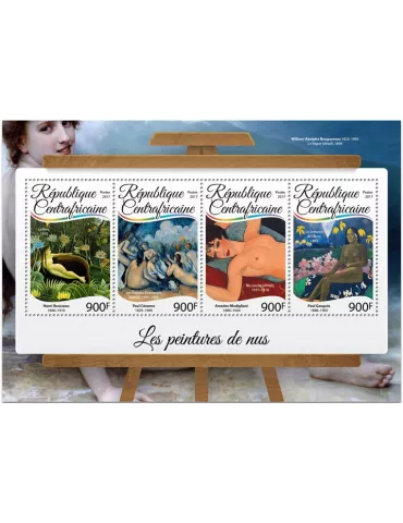 n° 4941/4944 - Timbre CENTRAFRIQUE Poste