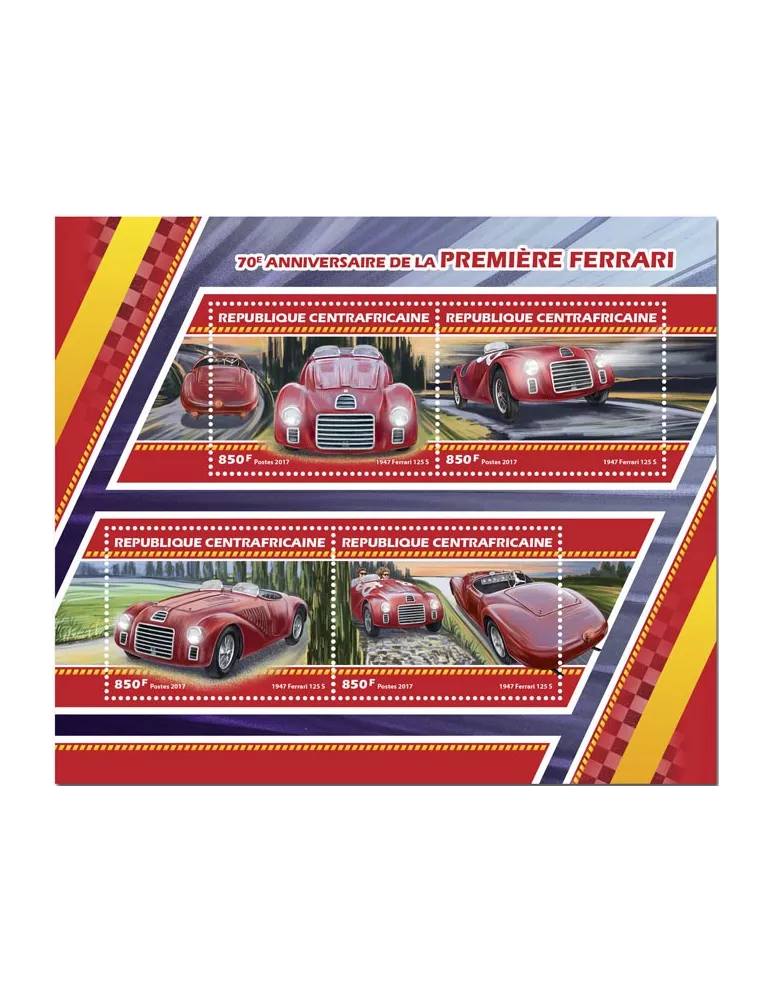 n° 4981/4984 - Timbre CENTRAFRIQUE Poste