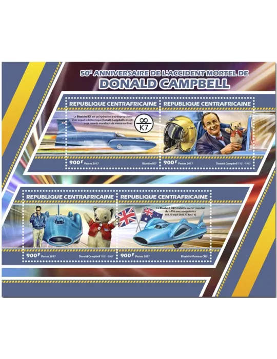 n° 4993/4996 - Timbre CENTRAFRIQUE Poste