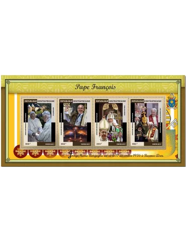 n° 5049/5052 - Timbre CENTRAFRIQUE Poste