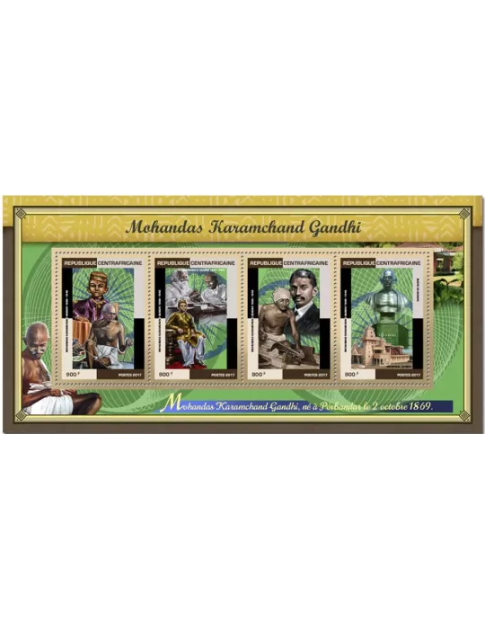 n° 5053/5056 - Timbre CENTRAFRIQUE Poste