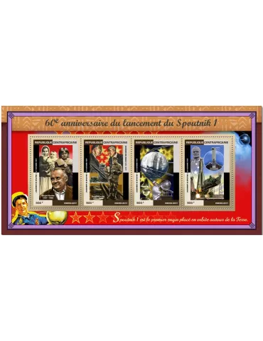 n° 5077/5080 - Timbre CENTRAFRIQUE Poste