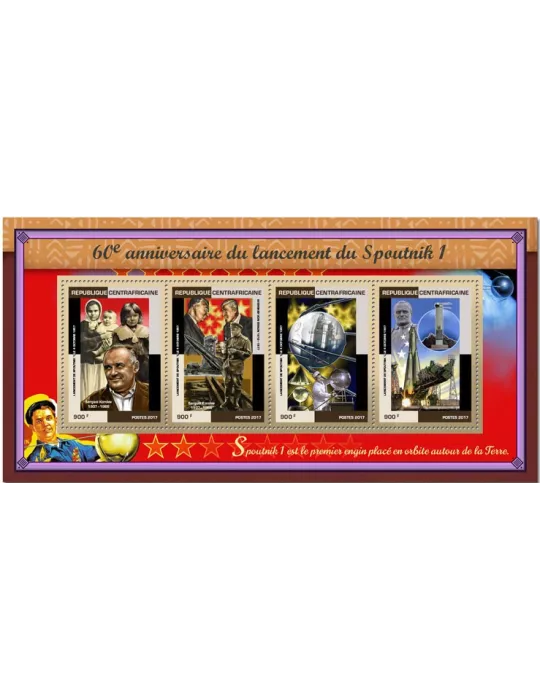 n° 5077/5080 - Timbre CENTRAFRIQUE Poste