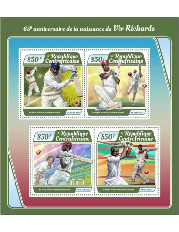 n° 5097/5100 - Timbre CENTRAFRIQUE Poste