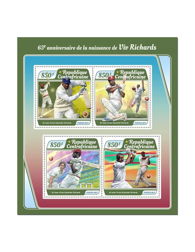 n° 5097/5100 - Timbre CENTRAFRIQUE Poste