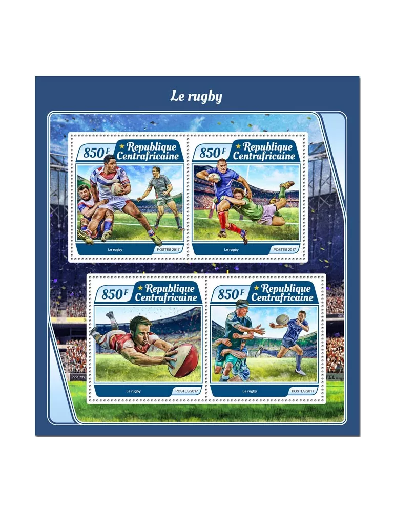 n° 5105/5108 - Timbre CENTRAFRIQUE Poste