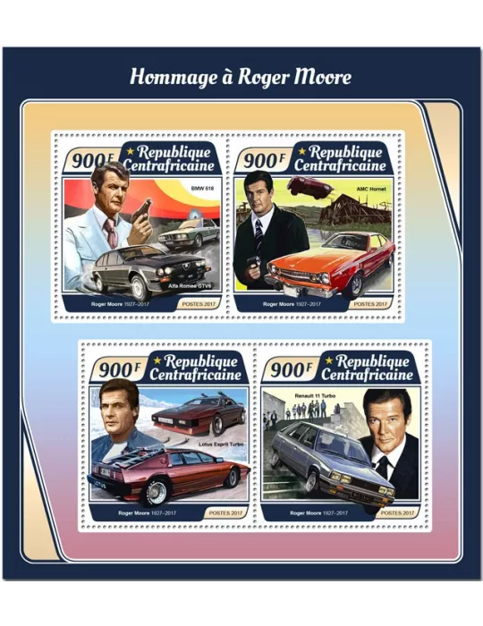 n° 5149/5152 - Timbre CENTRAFRIQUE Poste