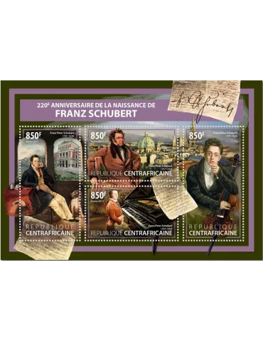 n° 5197/5200 - Timbre CENTRAFRIQUE Poste