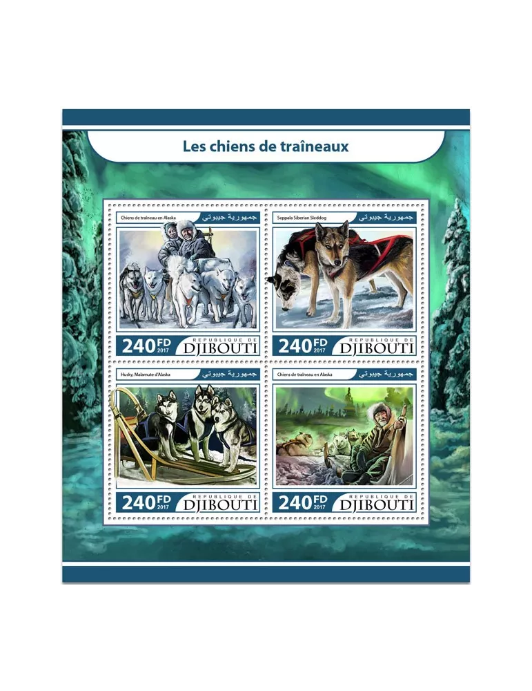 n° 1480/1483 - Timbre DJIBOUTI Poste