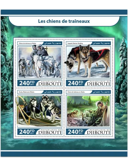 n° 1480/1483 - Timbre DJIBOUTI Poste